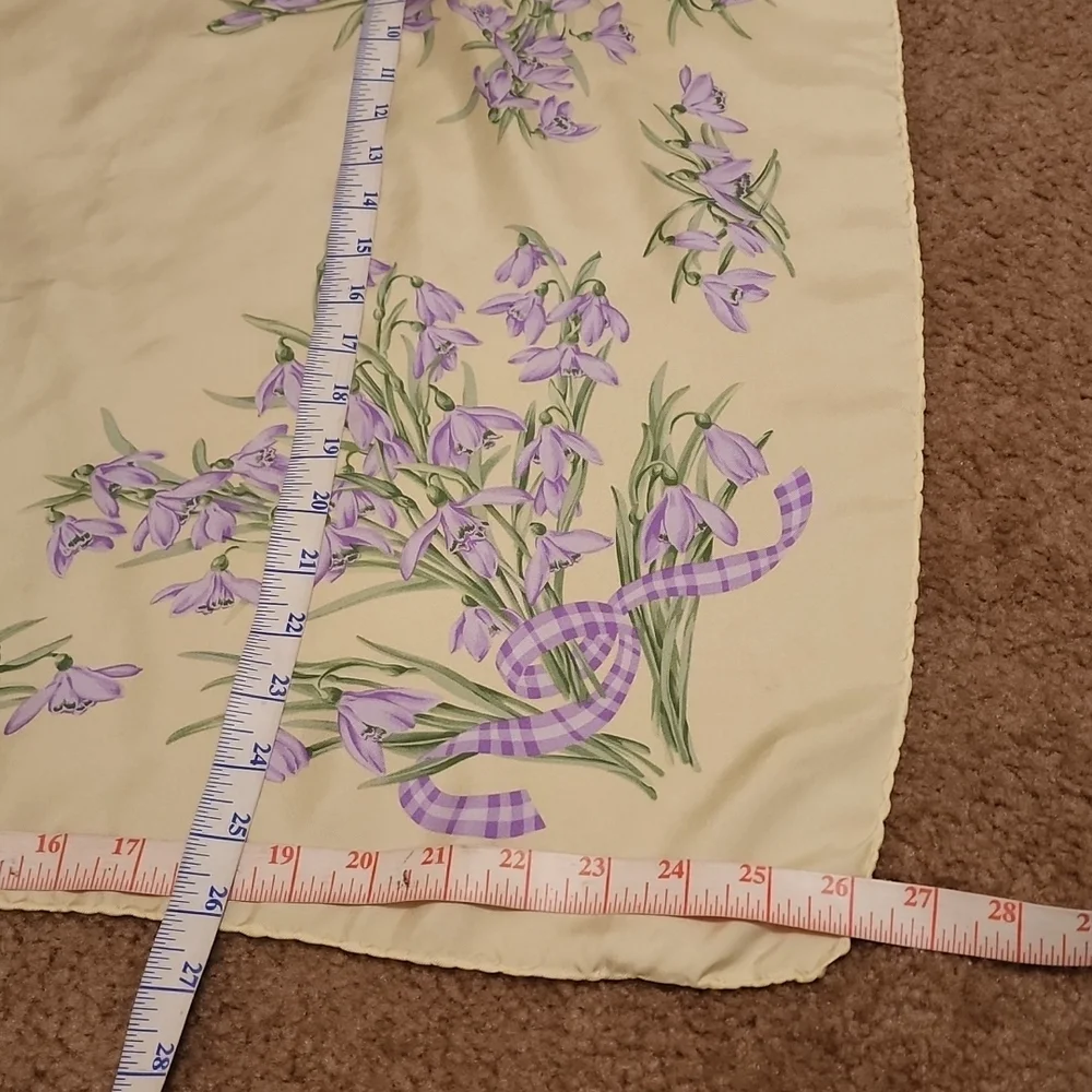 Burberry Silk Floral Square Scarf - Picture 4 of 13